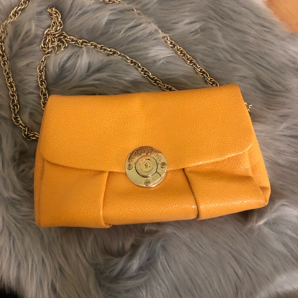 Henri Bendel Mustard Crossbody/Shoulder Bag